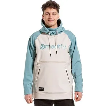 Pánská softshellová bunda Meatfly pánská softshell bunda Jax Mint/Sand | Písková | Velikost S