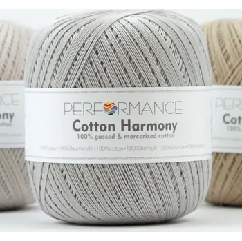 Příze Performance Bavlněná příze Cotton Harmony 2007 - šedá 100g 560m