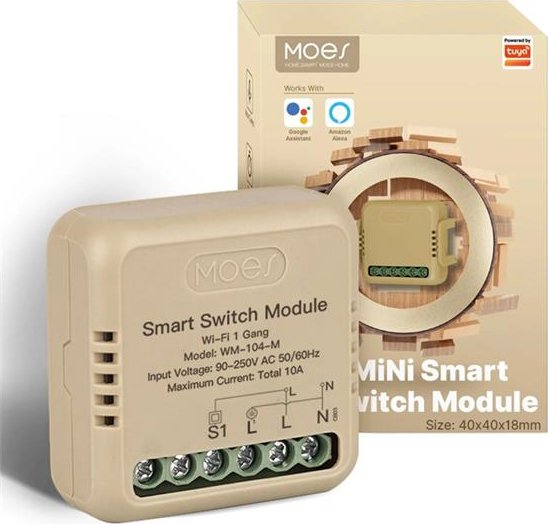 MOES Smart Switch Module MS-104B-M od 225 Kč - Zbozi.cz