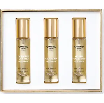 Dámský parfém Creed Female Giftset Creed Aventus for Her parfémovaná voda 10 ml + Creed Carmina parfémovaná voda 10 ml + Creed Wind Flowers parfémovaná voda 10 ml