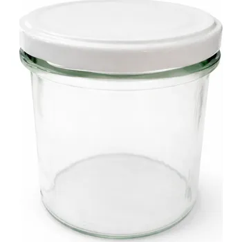 Dóza na potraviny Sklenice Sturz kónický 0,44 l bezbarvá s víčkem