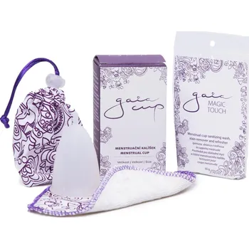 Menstruační kalíšek Tierra Verde Gaia cup menstruační kalíšek + intimka + čisticí prostředek Velikost:: S