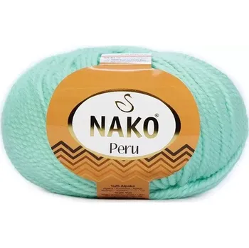 Příze Nako Pletací příze Peru 1618 - zelená mátová