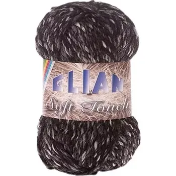 Příze VSV Pletací příze Elian Soft Touch 605 - černá