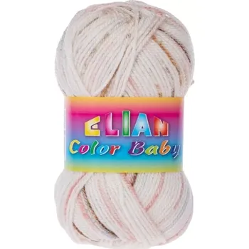 VSV Pletací příze Elian Color Baby - 334 hnědá