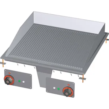 Kuchyňský gril Grilovací deska rýhovaná chromovaná FTRD 66 ETS RM GASTRO