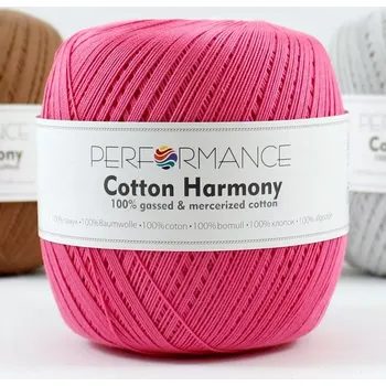 Příze Performance Bavlněná příze Cotton Harmony 0354 - růžová 100g 560m