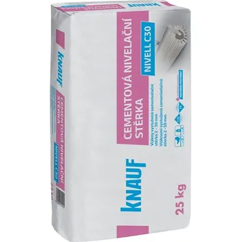 Samonivelační stěrka KNAUF NIVELL C30 – Cementová nivelační stěrka 25kg