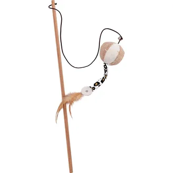 Hračka pro kočku Have a Pet COMFY TOY GAIA ROD W/BALL BELL 40CM