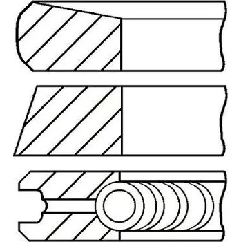 Píst motoru Sada pístních kroužků FAI AutoParts PR20-000