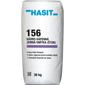 Omítka HASIT 156 Omítka sádrovápenná jemná 30 kg