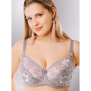 Podprsenka podprsenka DIANA-EX 75D šedo-růžová