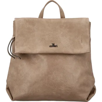 Kabelka Trendy dámský koženkový kabelko-batoh Coveri Lethea, béžový