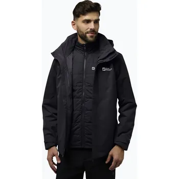Pánská bunda Pánská bunda 3v1 Jack Wolfskin Romberg 3In1 phantom