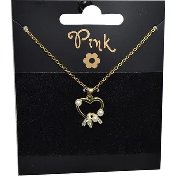 Magnetická kreslící tabulka Pozlacený řetízek s přívěskem SRDCE a PERLY