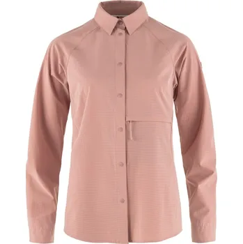 Dámská košile košile dámská FJÄLLRÄVEN Abisko Trekking Shirt W Dusty Rose - S