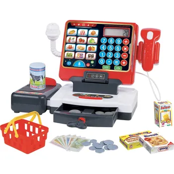 Dětská kuchyňka MOJE DOMÁCNOST - Digitální pokladna deluxe s příslušenstvím