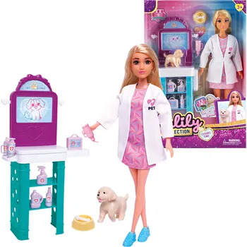 Dětské zboží Panenka veterinářka se štěňátkem