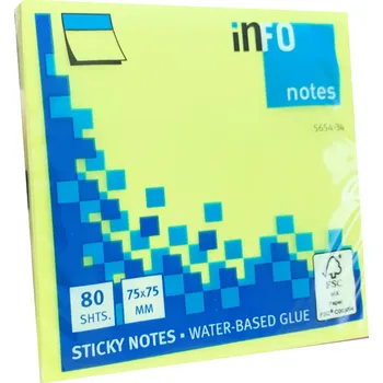 Samolepící bloček Samolepicí bloček 100ls žlutý