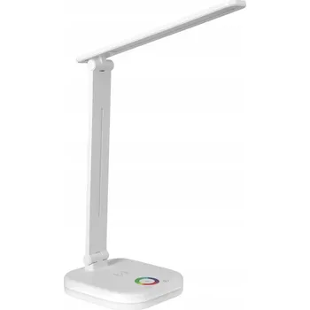 Lampička LED RGBW Stmívatelná stolní lampa s bezdrátovým nabíjením LED/7W/5V USB bílá