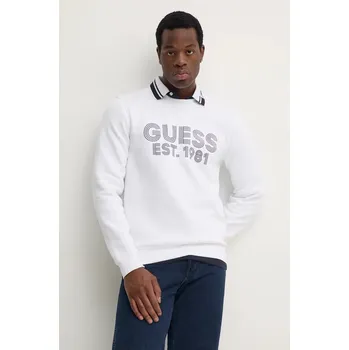 Dámské oblečení Mikina Guess BEAU M4YQ08.K9Z21 bílá 00X, vel. XL