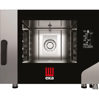 konvektomat EKA Konvektomat - parní, elektrický, 4x600x400, 7.8 kW, 400V, 850x970x700 mm, černý | EKA, Millennial Black Mask