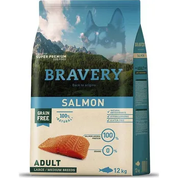 Krmivo pro psa Bravery Dog ADULT large/medium Krmivo pro psy 4kg - losos BRAVERY 1003515