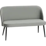Dvoumístná čalouněná pohovka | šedá