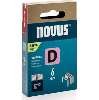 Hřebík NOVUS sponky D53F, 6mm, 1200ks