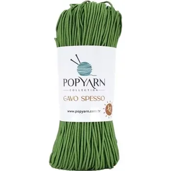 Příze POPYARN Příze Cavo spesso B09 - zelená, 200g 110m