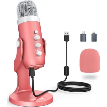 Mikrofon Mikrofon Zealsound k66 růžový