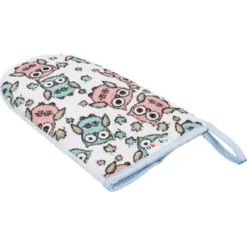 teploměr do vody pro miminko AKUKU A1144 PRACÍ FROTÉ RUKAVICE SE SOVIČKOU