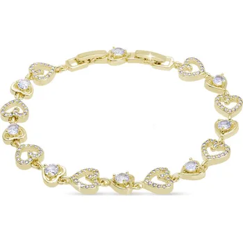 Náramek VERONA 3129 Náramek srdce zlatý Ellami