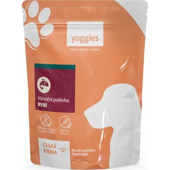 Krmivo pro psa Yoggies Vánoční rybí polévka s treskou 150 g