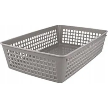 Úložný box Úložný košík/organizér 15 x 23 cm bílý