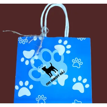 Dárková taška Visačky na dárkové tašky Motiv: silueta, Materiál: akryl