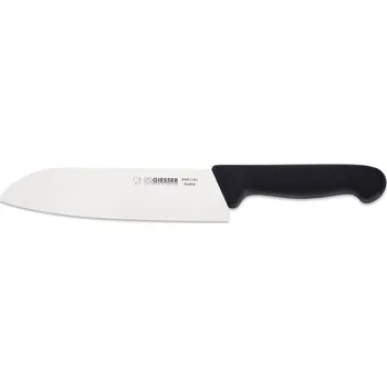GIESSER Nůž kuchařský Santoku, japonská forma 180 mm, černý | GIESSER, 8269 k