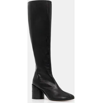 Dámské kozačky Kožené kozačky MM6 Maison Margiela S59WW0110.P5000.T8013 černá 99X, EUR 37