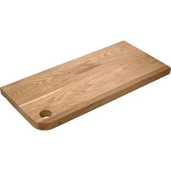 Kuchyňské prkénko Verlo Deska dubová s otvorem 500 × 235 × 30 mm| TOM, V-11636