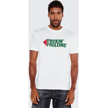 Pánské tričko DSQUARED2 S74GD1450 bílé Velikost: XL