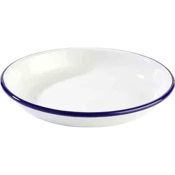 Talíř APS Talíř hluboký o průměru 240 mm, bílo-modrý | APS, Enamelware