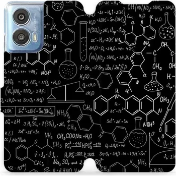 Pouzdro na mobilní telefon Flipové pouzdro Mobiwear - Motorola Moto G24 / Moto G04 - V060P Vzorečky - VÝPRODEJ (Knížkové flip pouzdro, obal, kryt na mobil Motorola Moto G24 / Moto G04 - V060P Vzorečky, materiál Umělá kůže + TPU - ochrana 360°, stojánek, silikonová vanička, magnetic