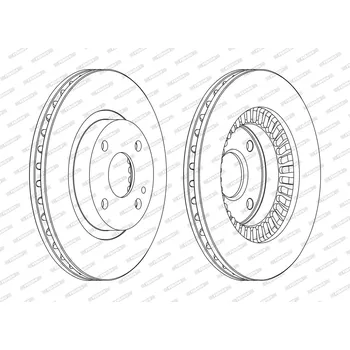 Auto-moto Brzdový kotouč FERODO DDF1105C