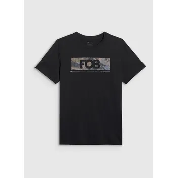 Oblečení a móda Tričko 4F Schwarz 123448 L