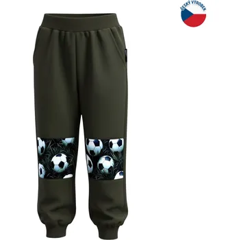 ZÁHOŘÍ Rudel ZÁHOŘÍ Dětské tepláky - zelené fotbalové Velikost: 110