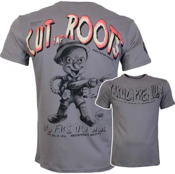 Yakuza Premium Pánské tričko YPS 4012, Cut the Roots - fialové - YPS4012_LILA Velikosti: XL