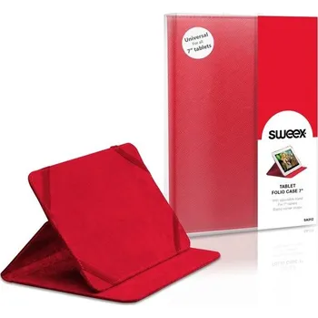 Pouzdro na tablet SWEEX tablet folio case 7'' SA312- červené
