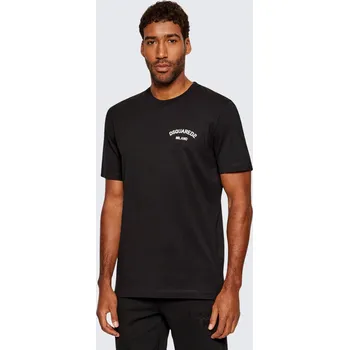 Pánské tričko DSQUARED2 S74GD1477 černé Velikost: XL