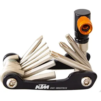 Multiklíč KTM Multitool 13 funkcí s CO₂ inflátorem super plochý, s CO₂ inflátorem