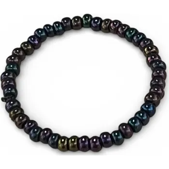 Prsten Nanny Prstýnek z korálků metalický